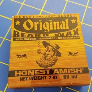 Honest Amish Original Beard Wax 2oz 100% Natural